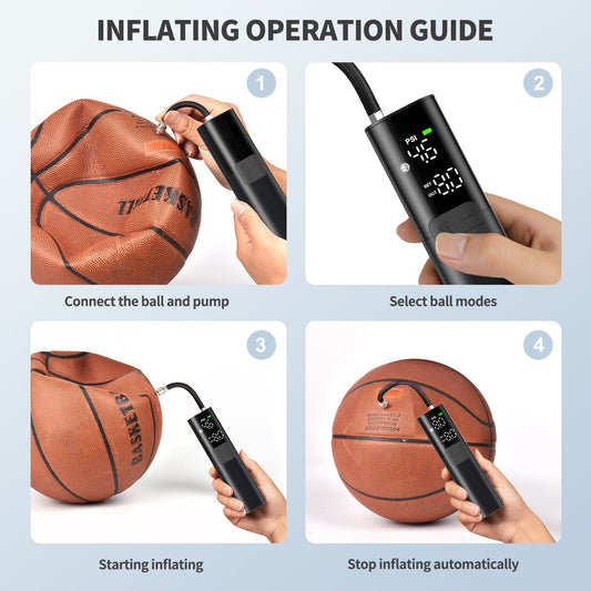 Pumteck Smart Electric Ball Pump: Precision Inflation, Portability, and Power for Sports Enthusiasts
